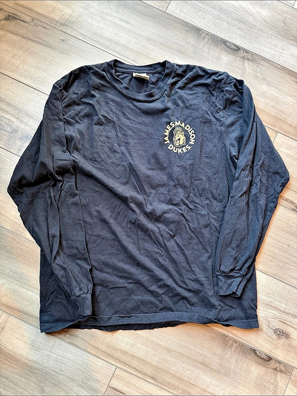 Comfort Colors James Madison University Long Sleeve T-Shirt Tee Black